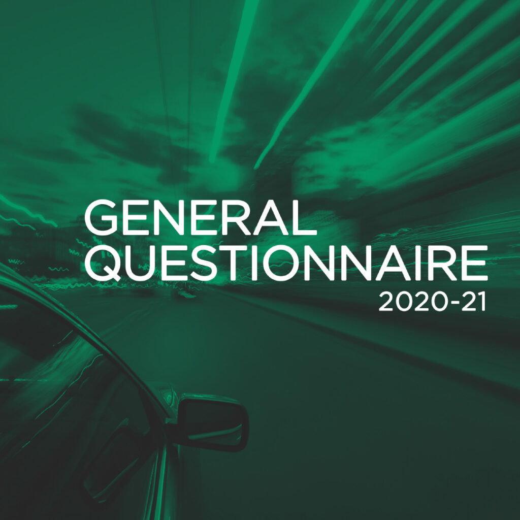 CITA General Questionnaire 2020/21